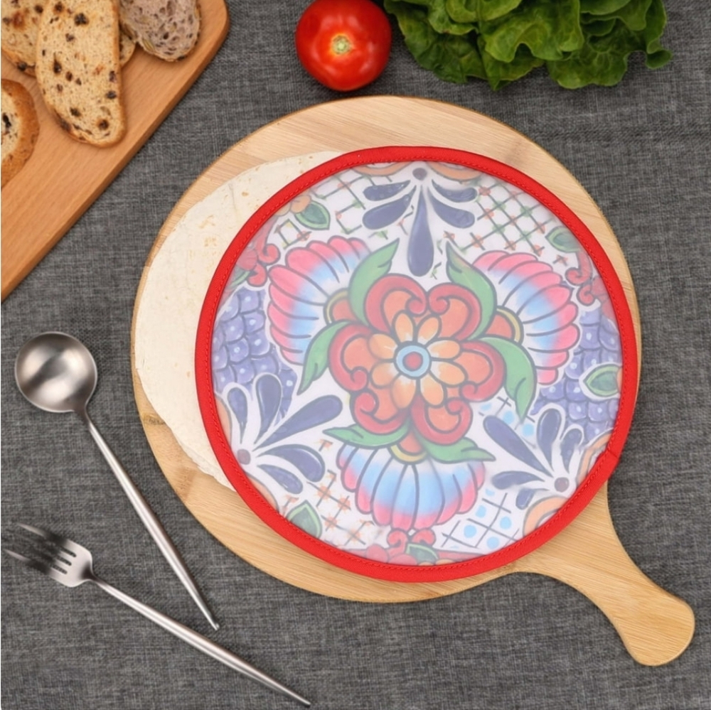 Prepara Fabric Tortilla Warmer Floral Design NWT‎